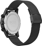 Hugo Boss Associate Black Dial Black Mesh Bracelet Watch for Men - 1513769 Authentic Buy Shop Now