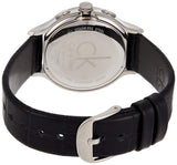 Calvin Klein Skirt Chronograph Black Dial Black Leather Strap Watch for Men - K2U291C1 Authentic Buy Shop Now