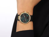 Guess Solstice Green Dial Black Rubber Strap Watch for Women - GW0113L1 Authentic Buy Shop Now