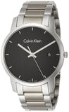 Calvin Klein City Chronograph Black Dial Silver Steel Strap Watch for Men - K2G2G14Y Authentic Buy Shop Now