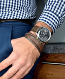 Hugo Boss Champion Grey Dial Brown Leather Strap Watch for Men - 1513815 Authentic Buy Shop Now