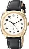Marc Jacobs Mandy White Dial Black Leather Strap Watch for Women - MJ1564 Authentic Buy Shop Now