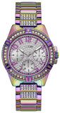 Guess Lady Frontier Diamonds Silver Dial Multicolor Steel Strap Watch for Women - GW0044L1 Authentic Buy Shop Now