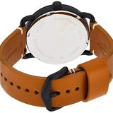 Fossil Commuter Three Hand Date Black Dial Brown Leather Strap Watch for Men - FS5276 Authentic Buy Shop Now