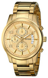 Guess Analog Chronograph Gold Dial Gold Steel Strap Watch for Men - W0075G5 Authentic Buy Shop Now
