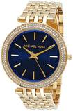 Michael Kors Darci Blue Dial Gold Steel Strap Watch for Women - MK3406 Authentic Buy Shop Now