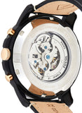 Fossil Grant Sport Automatic Skeleton Black Dial Black Leather Strap Watch for Men - ME3138 Authentic Buy Shop Now