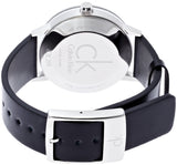 Calvin Klein Minimal Black Dial Black Leather Strap Watch for Men - K7621107 Authentic Buy Shop Now