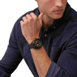 Fossil Bronson Automatic Skeleton Black Dial Black Steel Strap Watch for Men - ME3256 Authentic Buy Shop Now