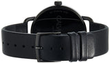 Calvin Klein Even Maroon Dial Black Leather Strap Watch for Men - K7B214CP Authentic Buy Shop Now