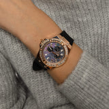 Guess Venus Diamonds Black Dial Black Rubber Strap Watch for Women - GW0118L2 Authentic Buy Shop Now