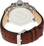 Tommy Hilfiger Sport Multifunction Blue Dial Brown Leather Strap Watch for Men - 1791137 Authentic Buy Shop Now