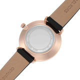 Michael Kors Pyper Three Hand White Dial Black Leather Strap Watch For Women - MK2835 Authentic Buy Shop Now