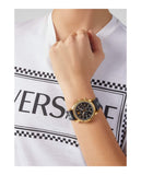 Versace Sports Tech Chronograph Black Dial Black Rubber Strap Watch for Men - VELT00119 Authentic Buy Shop Now