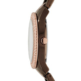 Fossil Stella Multifunction Brown Dial Two Tone Steel Strap Watch for Women - ES4079 Authentic Buy Shop Now