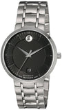 Movado 1881 Automatic Black Dial Silver Steel Strap Watch for Men - 606914 Authentic Buy Shop Now