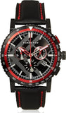 Burberry City Chronograph Black Dial Black Leather Strap Watch for Men - BU9803 Authentic Buy Shop Now