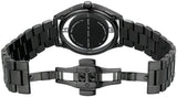 Marc Jacobs Tether Transparent Black Dial Black Steel Strap Watch for Women - MBM3415 Authentic Buy Shop Now