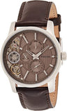 Fossil Twist Chronograph Multifunction Taupe Dial Brown Leather Strap Watch for Men - ME1098 Authentic Buy Shop Now