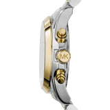 Michael Kors Bradshaw Blue Dial Two Tone Steel Strap Watch for Women - MK5976 Authentic Buy Shop Now
