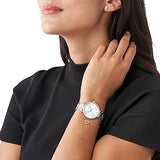 Michael Kors Pyper Quartz Silver Dial Two Tone Steel Strap Watch For Women - MK1041 Authentic Buy Shop Now