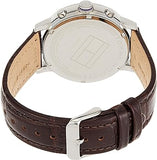 Tommy Hilfiger Aiden Quartz Black Dial Brown Leather Strap Watch for Men - 1791309 Authentic Buy Shop Now