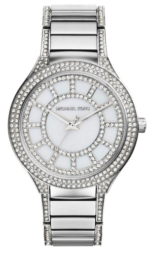Michael Kors Kerry Silver Tone Silver Steel Strap Watch for Women - MK3311 Authentic Buy Shop Now