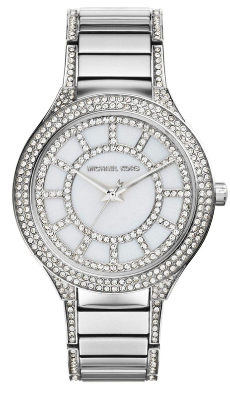 Michael Kors Kerry Silver Tone Silver Steel Strap Watch for Women - MK3311 Authentic Buy Shop Now