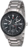Tommy Hilfiger Austin Black Dial Silver Steel Strap Watch for Men - 1791639 Authentic Buy Shop Now