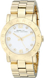 Marc Jacobs Amy White Dial Gold Steel Strap Watch for Women - MBM3056 Authentic Buy Shop Now