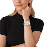 Michael Kors Wren Chronograph Silver Dial Silver Steel Strap Watch for Women - MK7429 Authentic Buy Shop Now