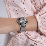 Guess Iconic Quartz Silver Dial Silver Mesh Bracelet Watch For Women - GW0527L1 Authentic Buy Shop Now
