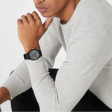 Lacoste 12.12 Black Dial Black Silicon Strap Watch for Men - 2010986 Authentic Buy Shop Now