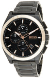Hugo Boss Grandmaster Black Dial Black Steel Strap Watch for Men - 1513885 Authentic Buy Shop Now