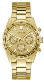 Guess Analog Chronograph Gold Dial Gold Steel Strap Watch for Men - GW0329G3 Authentic Buy Shop Now