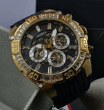 Guess Trophy Multifunction Black Dial Black Rubber Strap Watch for Men - GW0333G2 Authentic Buy Shop Now
