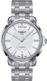Tissot T Classic Automatic III Day Date White Dial Silver Steel Strap Watch for Men - T065.930.11.031.00 Authentic Buy Shop Now