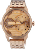 Diesel Mini Daddy Rose Gold Dial Rose Gold Steel Strap Watch For Men - DZ7318 Authentic Buy Shop Now