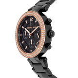 Michael Kors Parker Diamonds Black Dial Black Steel Strap Watch for Women - MK5885 Authentic Buy Shop Now