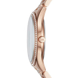 Michael Kors Lauryn Mother of Pearl Dial Rose Gold Steel Strap Watch for Women - MK3716 Authentic Buy Shop Now