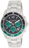 Coach Kent Green Dial Silver Steel Strap Watch for Men - 14602557 Authentic Buy Shop Now