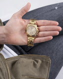 Guess Eclipse Gold Dial Gold Steel Strap Watch for Women - GW0314L2 Authentic Buy Shop Now