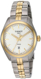 Tissot T Classic PR 100 Sport Chic White Dial Two Tone Steel Strap Watch For Women - T101.210.22.031.00 Authentic Buy Shop Now
