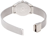 Calvin Klein Minimal Grey Dial Silver Mesh Bracelet Watch for Men - K3M51154 Authentic Buy Shop Now
