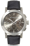 Burberry The City Grey Dial Black Leather Strap Watch for Men - BU9362 Authentic Buy Shop Now