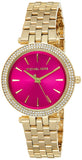 Michael Kors Darci Pink Dial Gold Steel Strap Watch for Women - MK3444 Authentic Buy Shop Now
