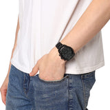 Fossil Bronson Chronograph Black Dial Black Steel Strap Watch for Men - FS5712 Authentic Buy Shop Now