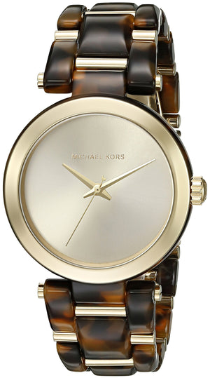 Michael Kors Delray Gold Dial Two Tone Steel Strap Watch for Women - MK4314 Authentic Buy Shop Now