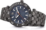 Versace Greca Sport Quartz Black Dial Black Steel Strap Watch For Men - VEZ300621 Authentic Buy Shop Now