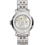 Fossil Boyfriend Automatic Skeleton Silver Dial Silver Steel Strap Watch for Women - ME3067 Authentic Buy Shop Now